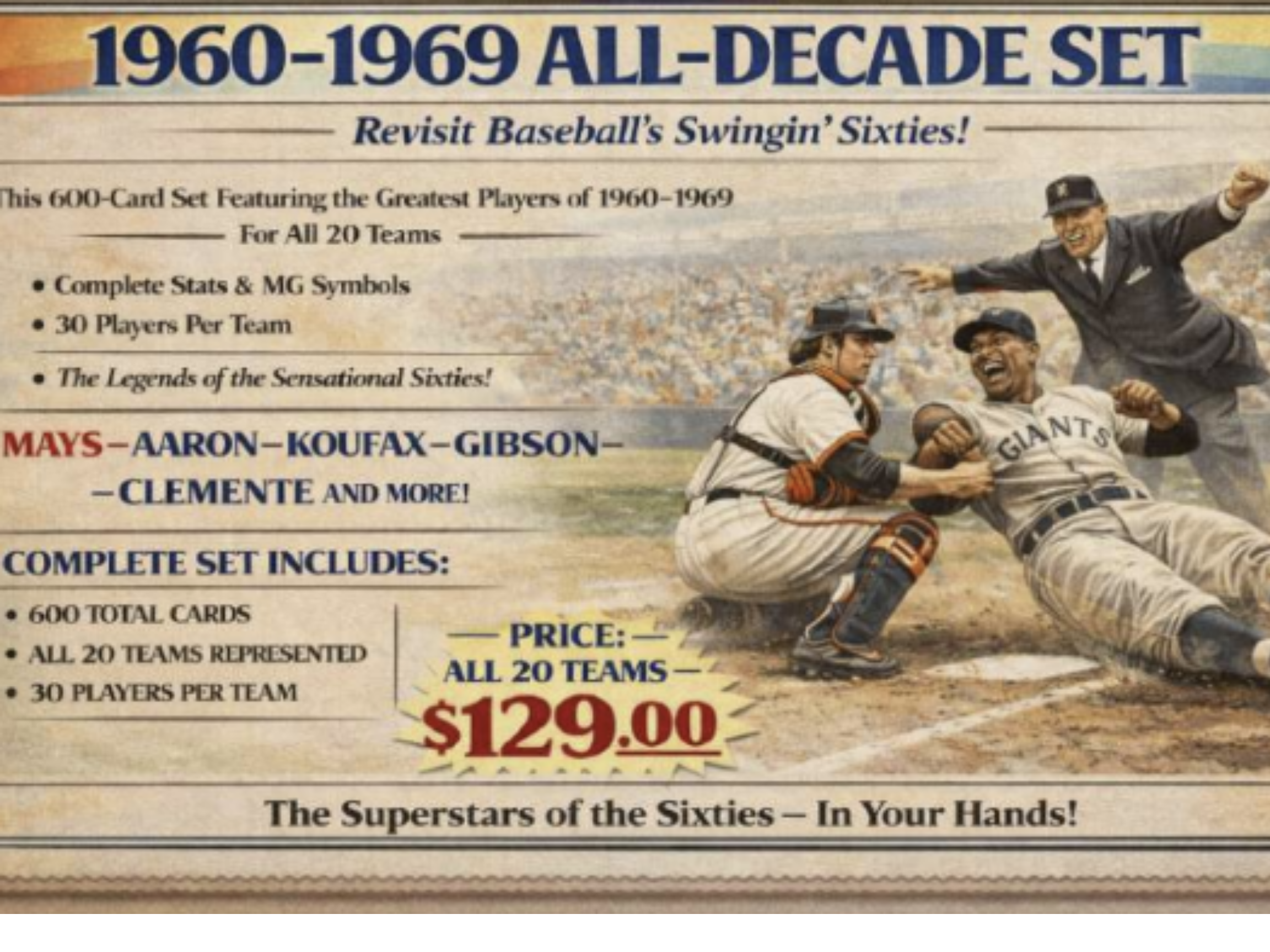 1960-1969 All-Decade Set